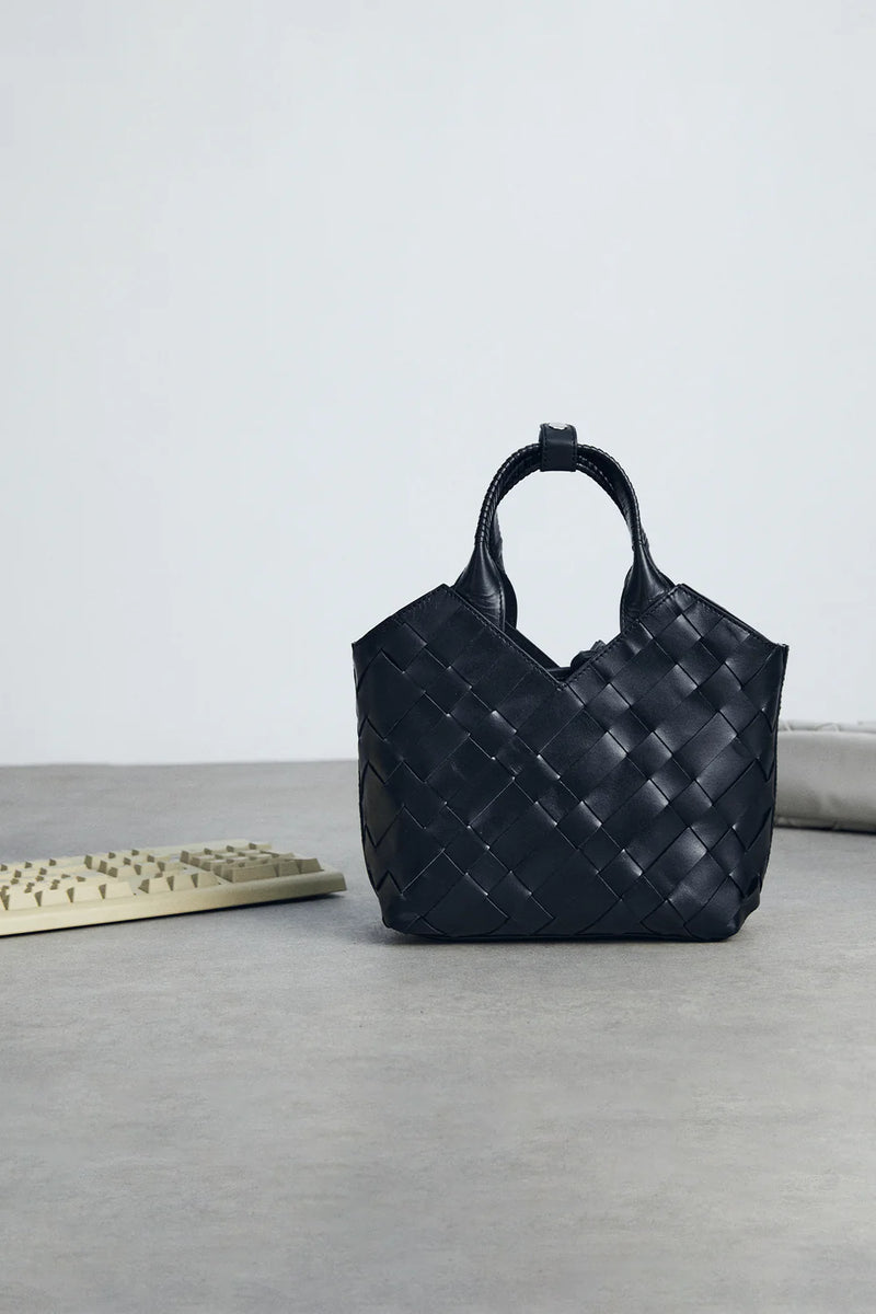 CABAS MINI in Black by Aleo