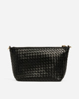 AGNES BAG in Black Weave by ARLINGTON MILNE