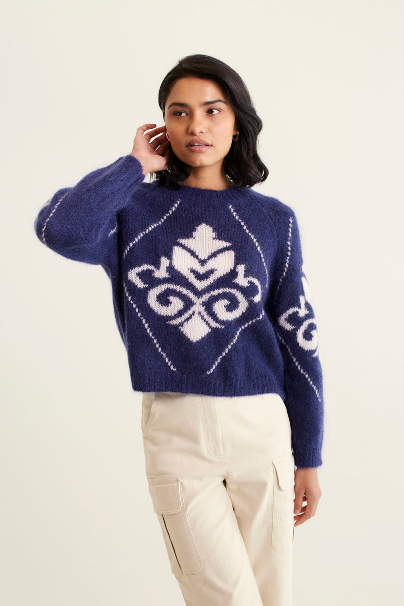 BLEECKER SWEATER | Navy