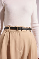 BERTIE LEATHER BELT | BLACK - Darling & Domain