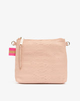 ALEXIS CROSSBODY BAG in Blush Snake by ARLINGTON MILNE