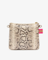 ALEXIS CROSSBODY BAG in Blush Snake by ARLINGTON MILNE