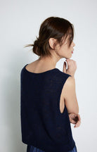 DUMY TANK TOP DUM18B | Navy Melange - Darling & Domain