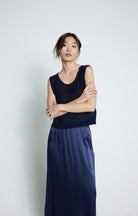 DUMY TANK TOP DUM18B | Navy Melange - Darling & Domain