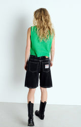 DUMY TANK TOP DUM18B | Green Melange