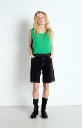 DUMY TANK TOP DUM18B | Green Melange