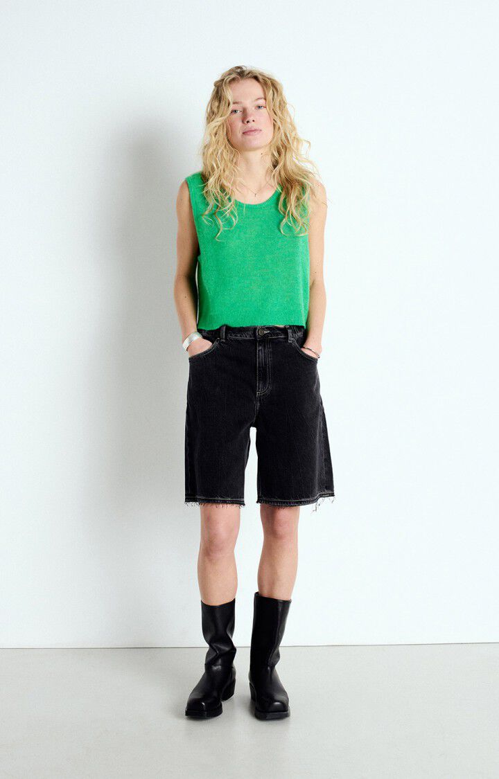 DUMY TANK TOP DUM18B | Green Melange