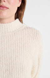 PULLOVER EAST18Q | Mother of Pearl Melange