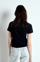 GAMIPY SHORT SLEEVE TEE Gami21 in Black by American Vintage