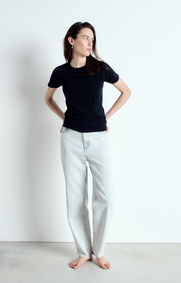GAMIPY SHORT SLEEVE TEE Gami21 in Black by American Vintage