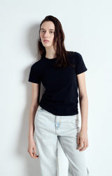 GAMIPY SHORT SLEEVE TEE Gami21 in Black by American Vintage