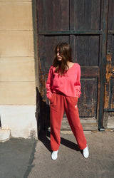 PLIZZY SWEATPANT PLI05B in Vintage Volcano by American Vintage