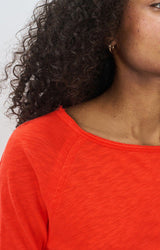 SONOMA LONG SLEEVE TEE SON31G in Vintage Gaspacho by American Vintage