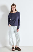 SONOMA LONG SLEEVE TEE SON31G | Vintage Navy Blue - Darling & Domain