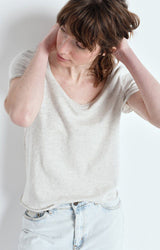 SONOMA V NECK TEE SON33 | Polar Melange