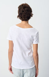 SONOMA V NECK TEE SON33 | White