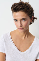 SONOMA V NECK TEE SON33 | White
