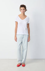 SONOMA V NECK TEE SON33 | White