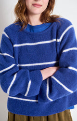 VITOW JUMPER VITO18J | Royal Blue White Stripes - Darling & Domain