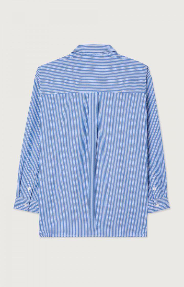 ZATYBAY SHIRT ZAT06A in Aqua Stripes by American Vintage