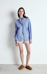 ZATYBAY SHIRT ZAT06A | Aqua Stripes