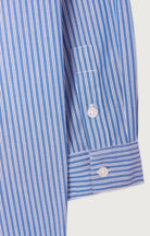 ZATYBAY SHIRT ZAT06A in Aqua Stripes by American Vintage