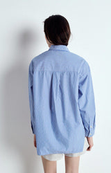 ZATYBAY SHIRT ZAT06A | Aqua Stripes