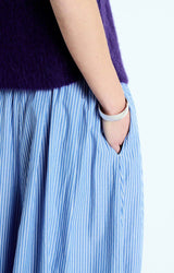 ZATYBAY SKIRT ZAT13A | Aqua Stripes