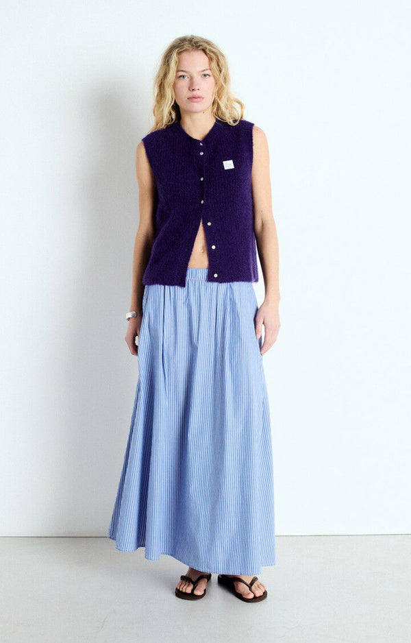 ZATYBAY SKIRT ZAT13A | Aqua Stripes