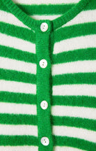 VITOW CARDIGAN VITO19E | Clover Striped White - Darling & Domain