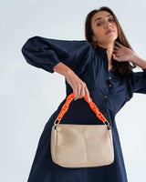 ACRYLIC CHAIN STRAP in Orange by Elms and King