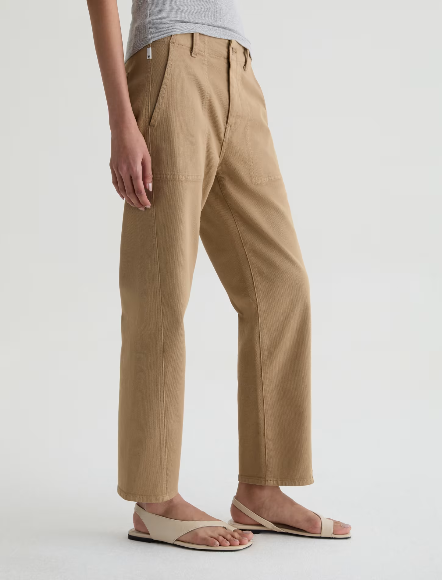 ANALEIGH JEAN in Khaki Sand by AG Jeans