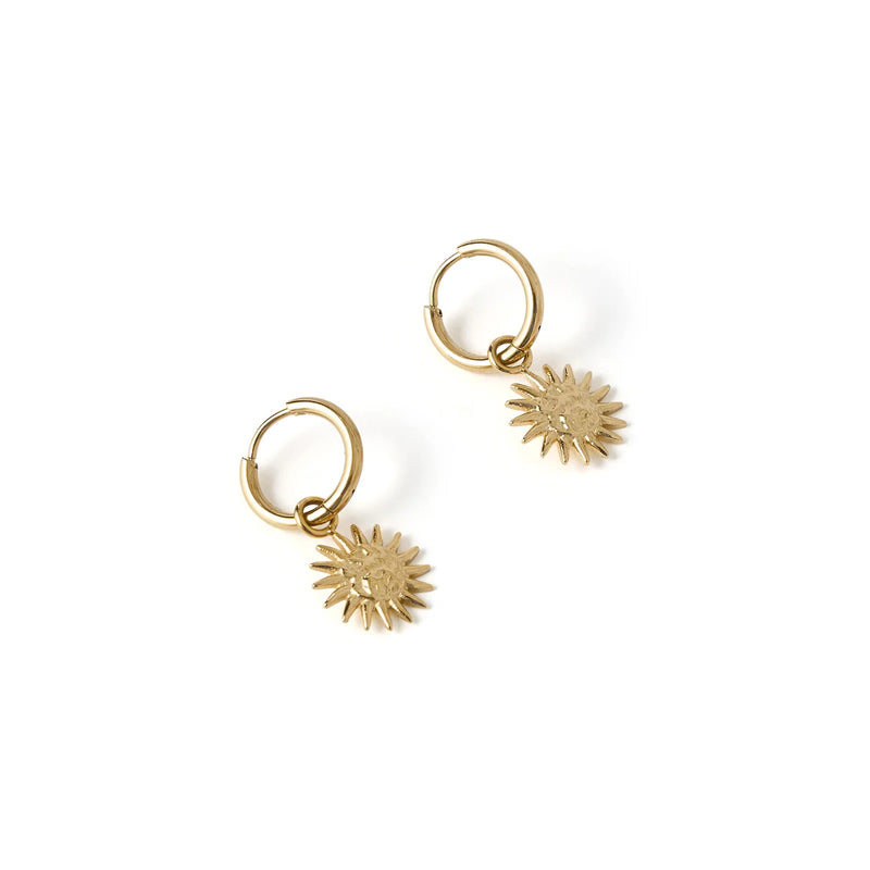 MAGNOLIA GOLD CHARM EARRINGS
