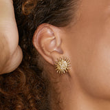 MAGNOLIA GOLD EARRINGS