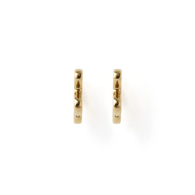 PIXIE GOLD HUGGIE EARRING
