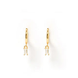 PIP GOLD CHARM EARRINGS