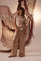 AURELIA PANT in Gold by Cable Melbourne