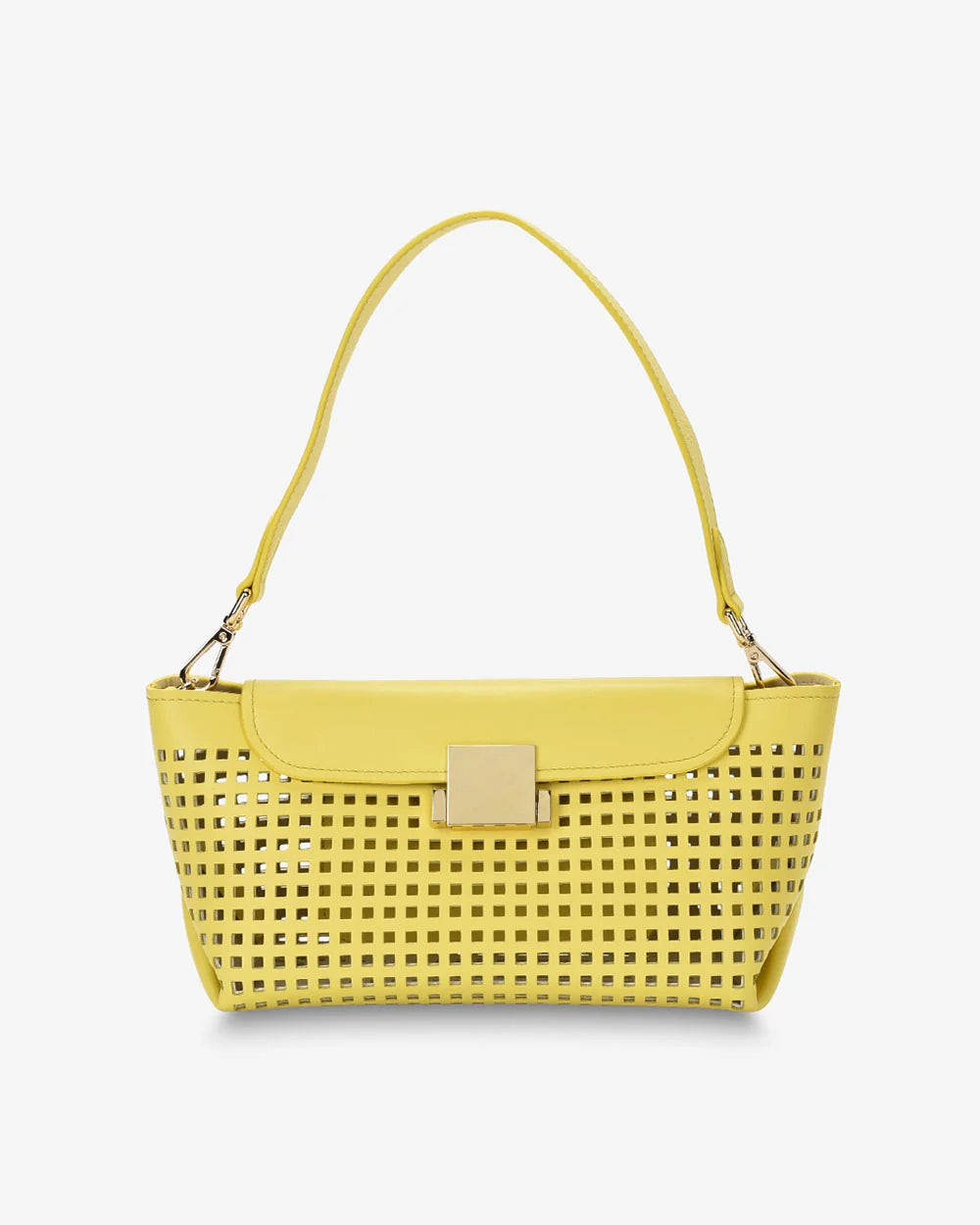 AURORA BAG in Perforated Lemon by Arlington Milne