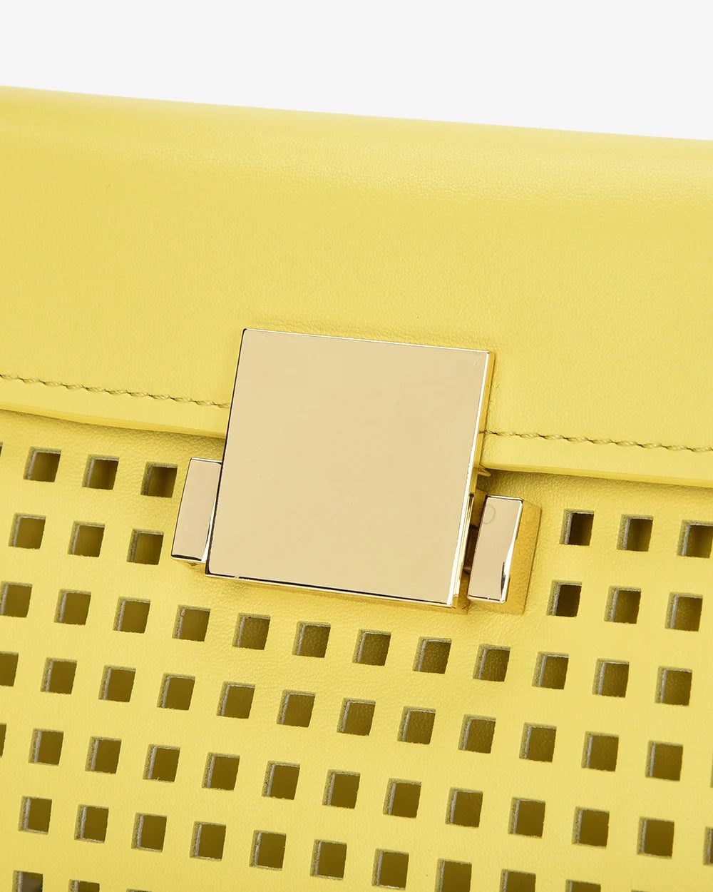 AURORA BAG in Perforated Lemon by Arlington Milne