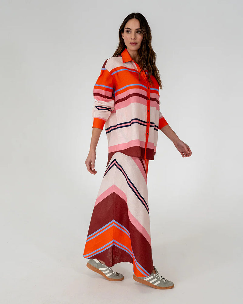 AUSTIN BIAS SKIRT | Wide Stripe