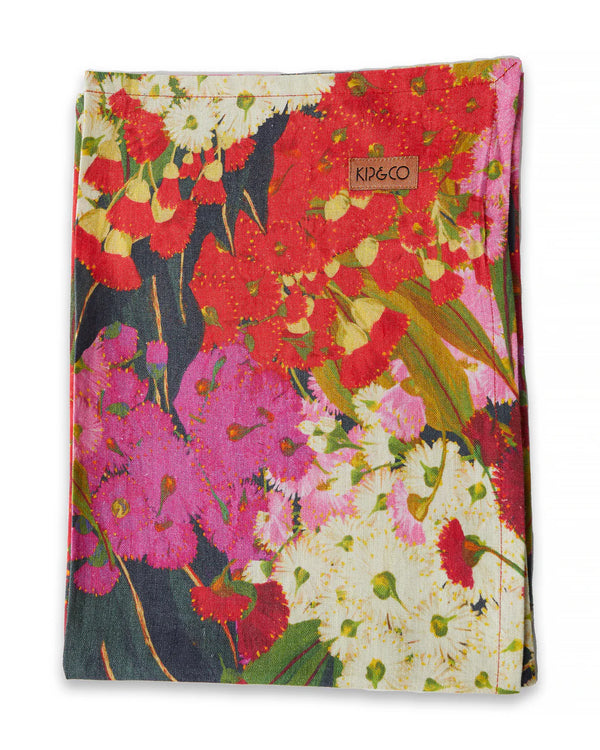 Tea Towel in Australian Bush Blossom by Kip & Co