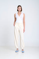 BARREL PANT in Ecru by Sita Murt