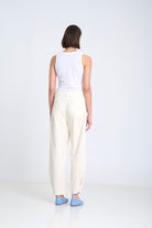 BARREL PANT in Ecru by Sita Murt