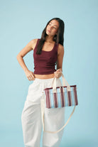 MIDI COOL BASE in Mulberry Stripe by Base Supply