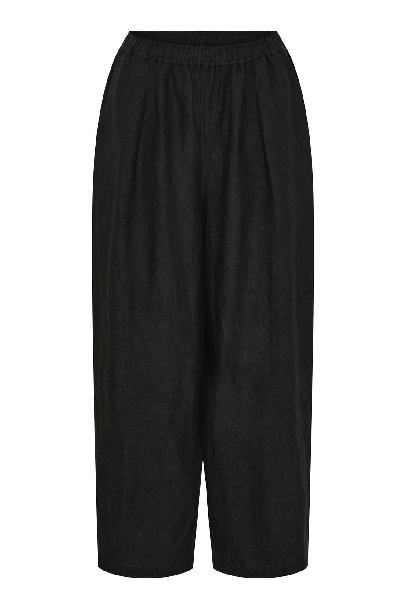 BILLIE BARREL PANT in Black by Annie Mi