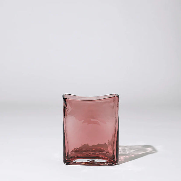 BLOCK VASE LARGE in Rose from Marmoset Found