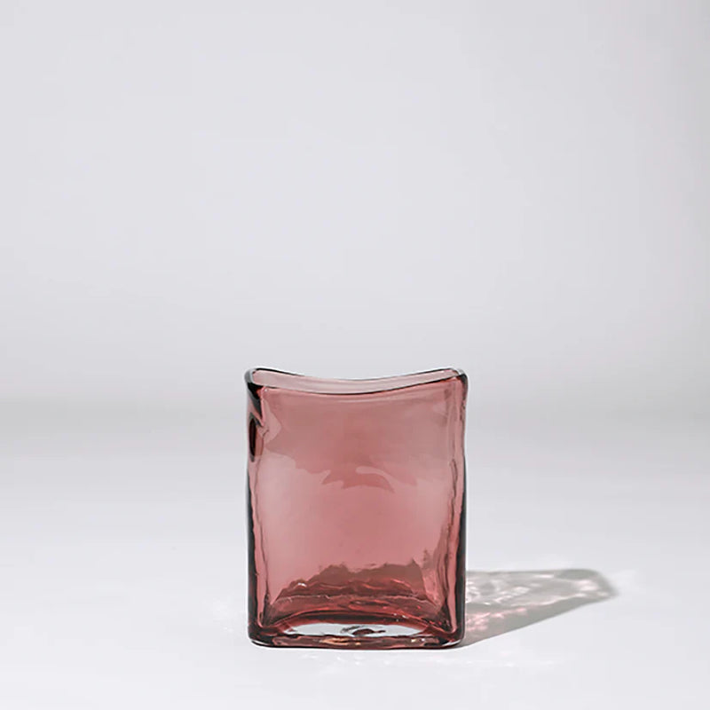 BLOCK VASE LARGE in Rose from Marmoset Found