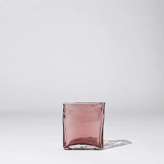 BLOCK VASE SMALL in Rose from Marmoset Found from Marmoset Found