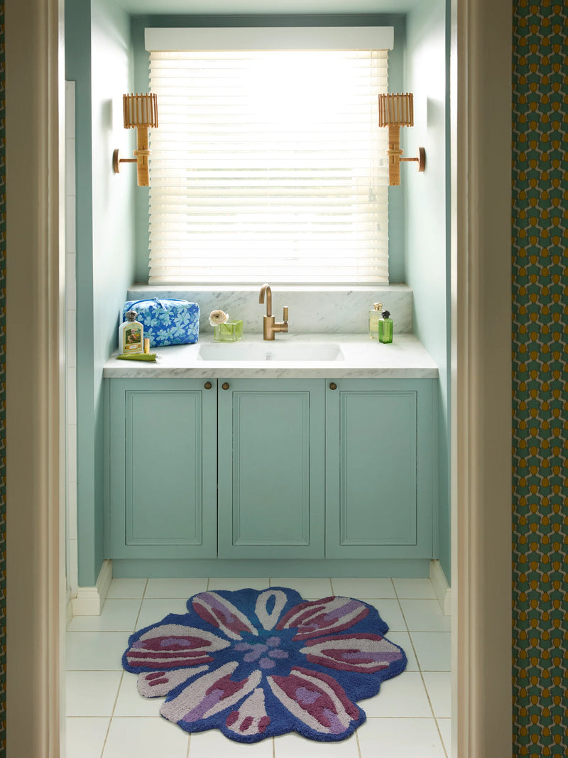 BATH MAT in Meadow Blue from Bonnie and Neil