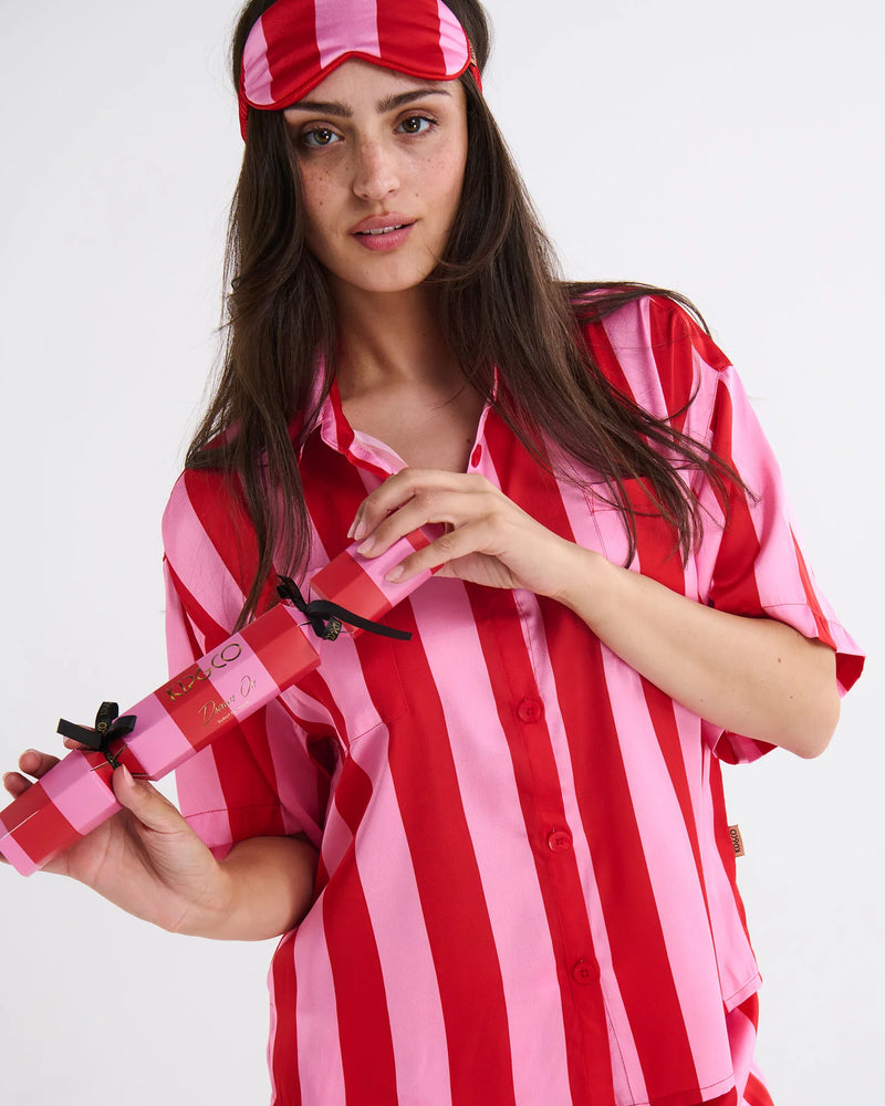 SATIN EYE MASK | Santa Baby